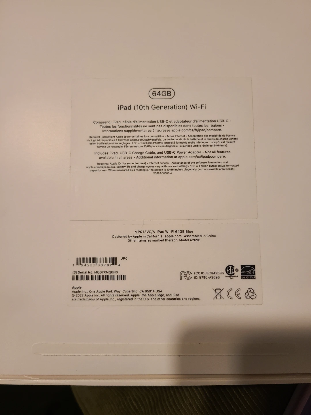 Apple iPad 10th Gen Wi-Fi 64GB - photo 3