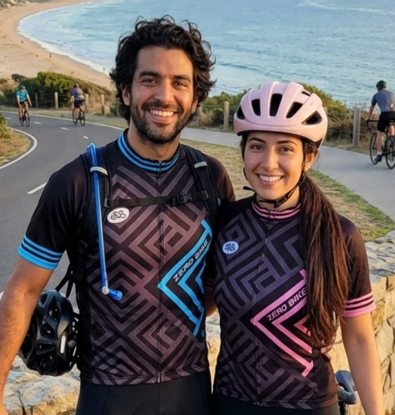 Couple's Short Sleeve Cycling Jerseys - photo 5
