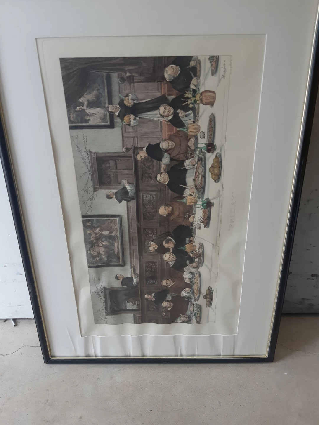 Vintage "TRIUMPH" Framed Print - A Day's Angling