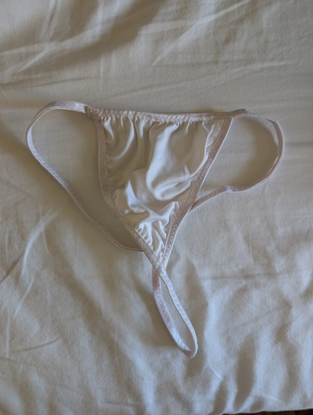 White G-String Panty White Low Rise String Thong Ultra Underwear