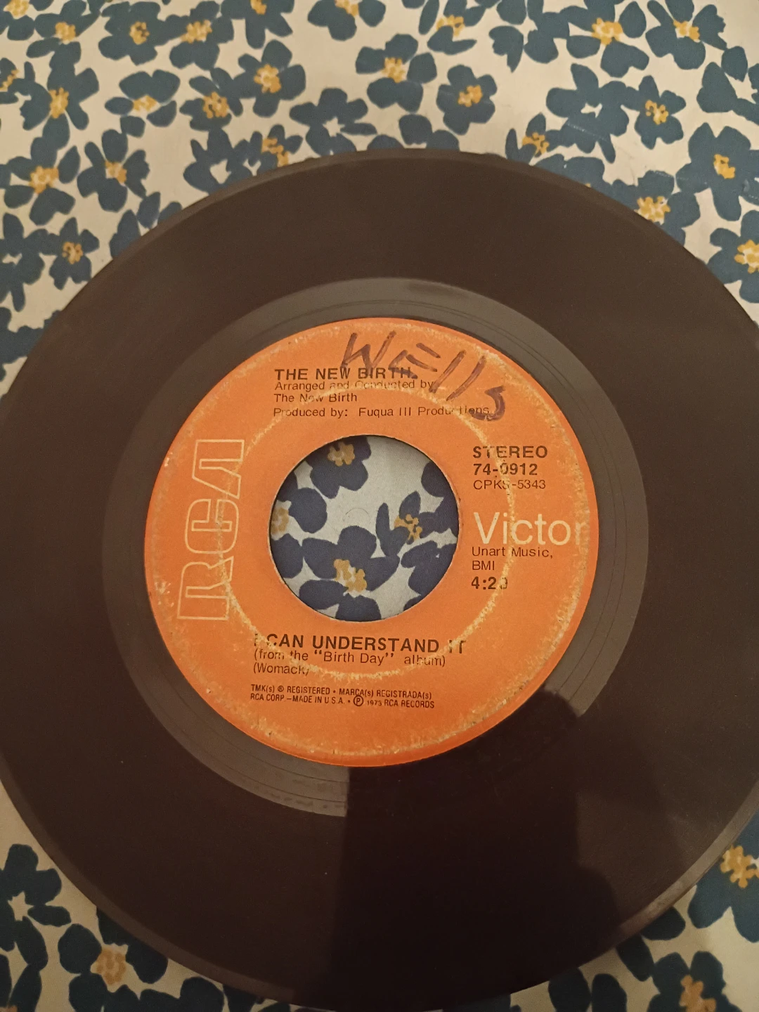 The New Birth I Can Understand It 7" Vinyl Record