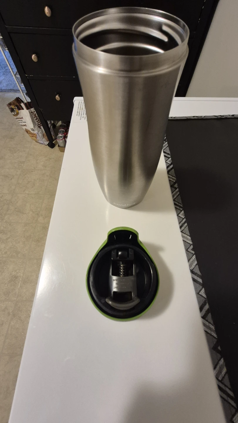 Contigo Stainless Steel Travel Mug with Green Lid - photo 3