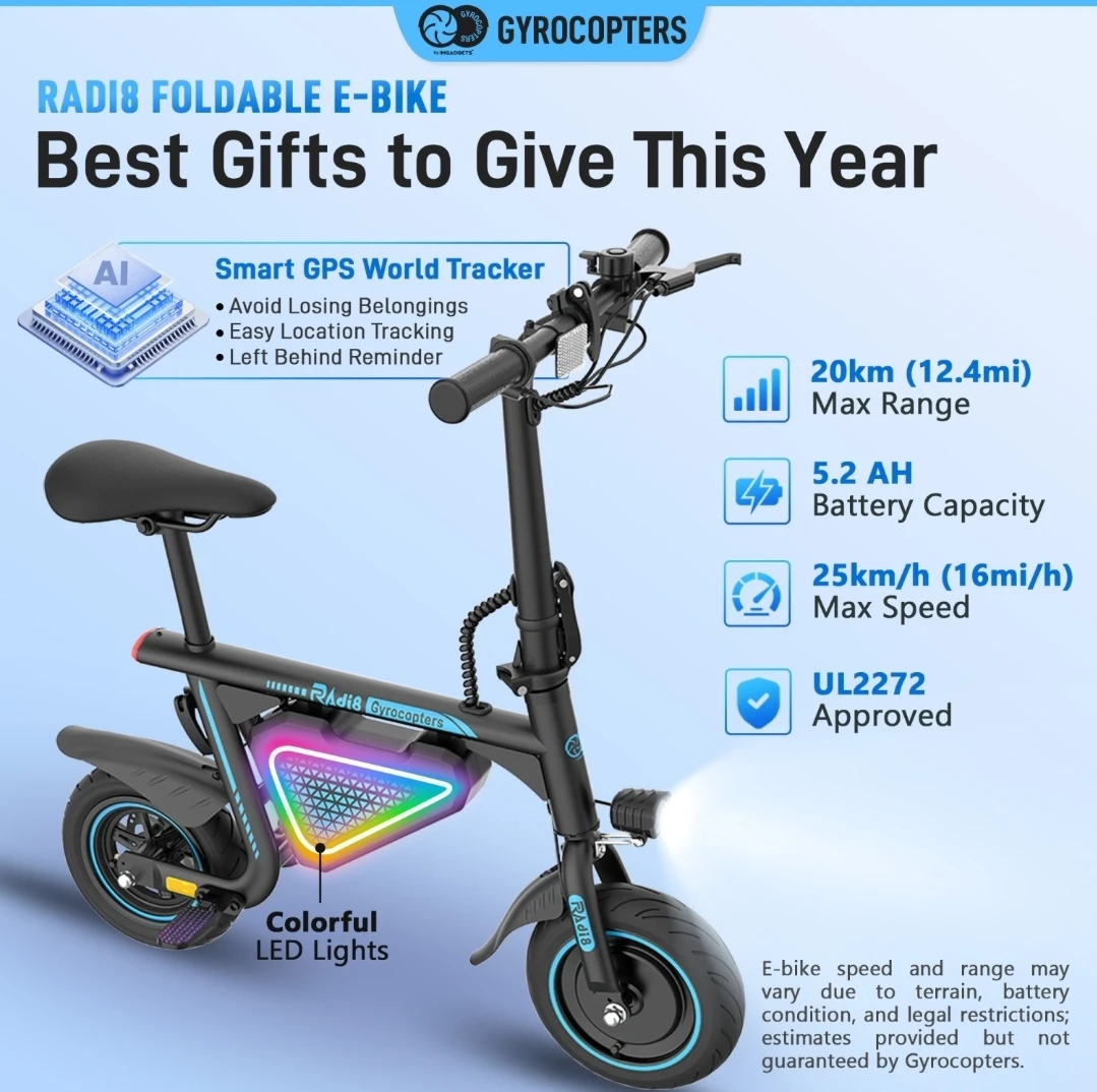 POPULAR BRAND NEW CHEAP!! Radi8 Electric Scooter - Black - photo 5