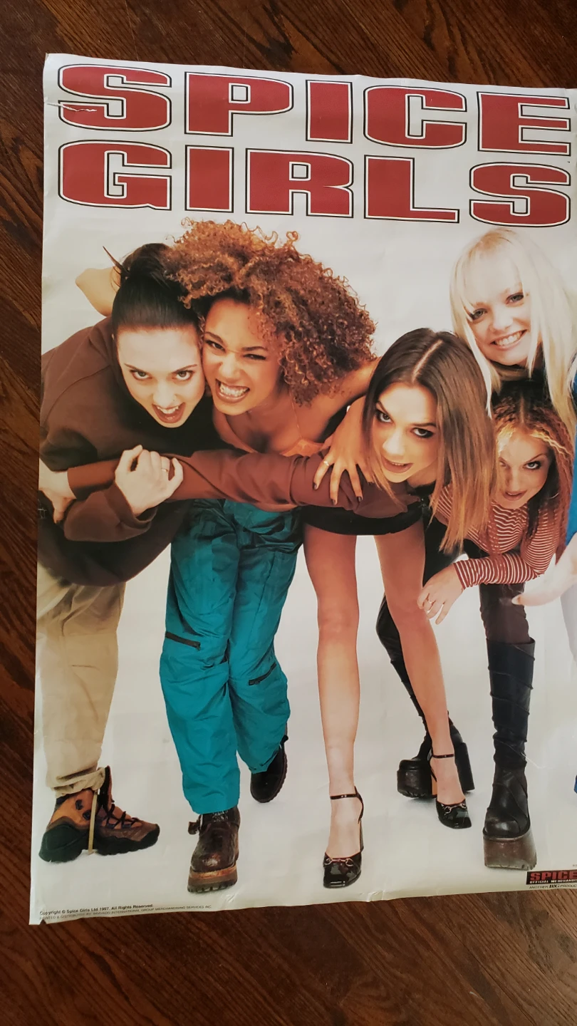 Spice Girls Official Poster (Used) #freecycle