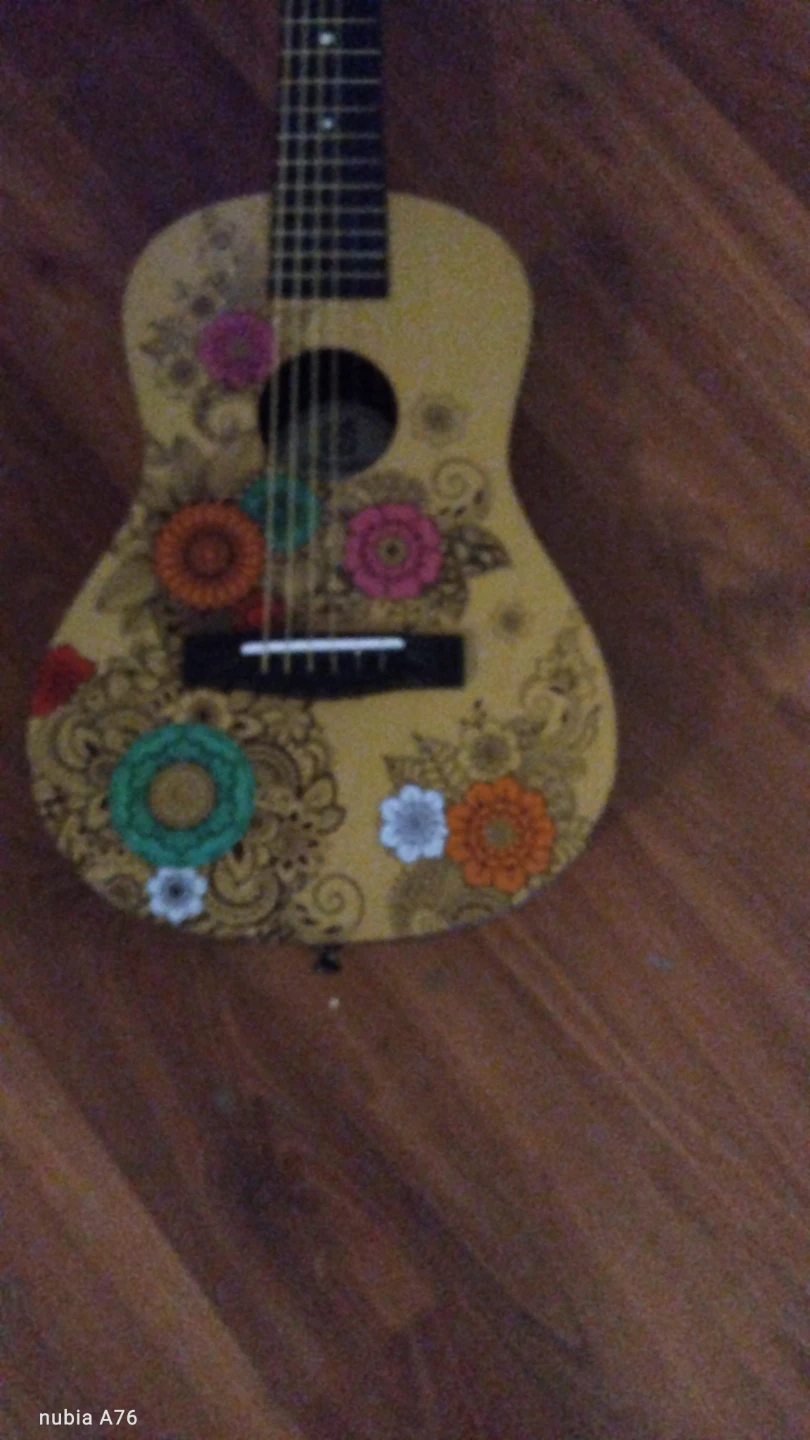 Decorative Acoustic Guitar