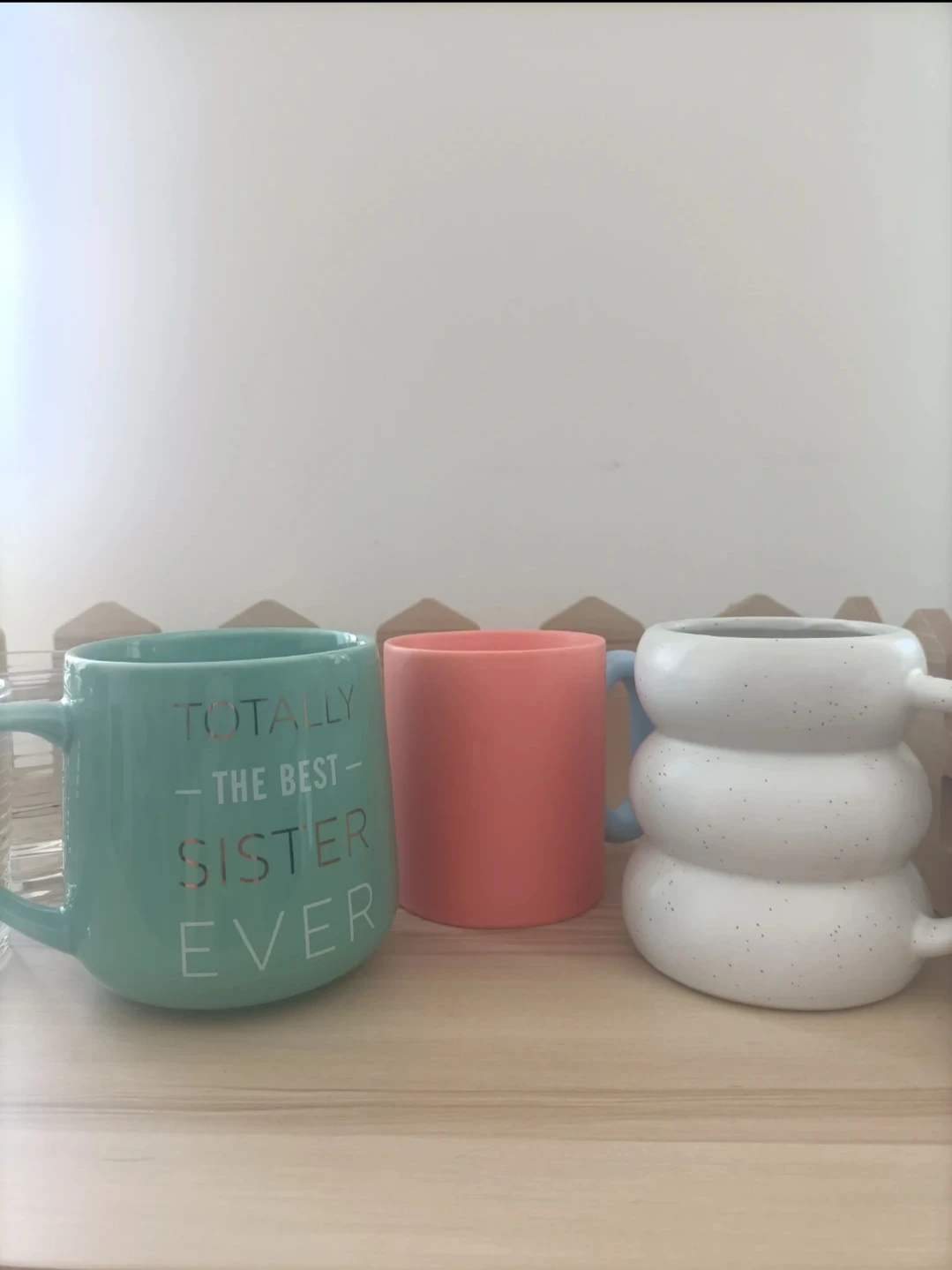 Set of 4 Glass Cups & 3 Mugs - photo 2