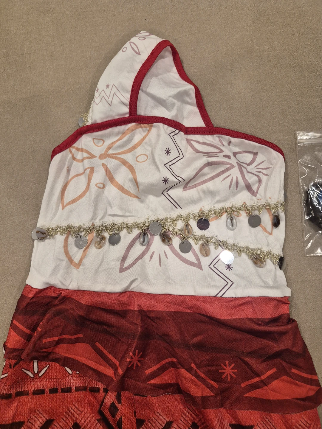 Brand New Moana Costume Dress + Wig - photo 2