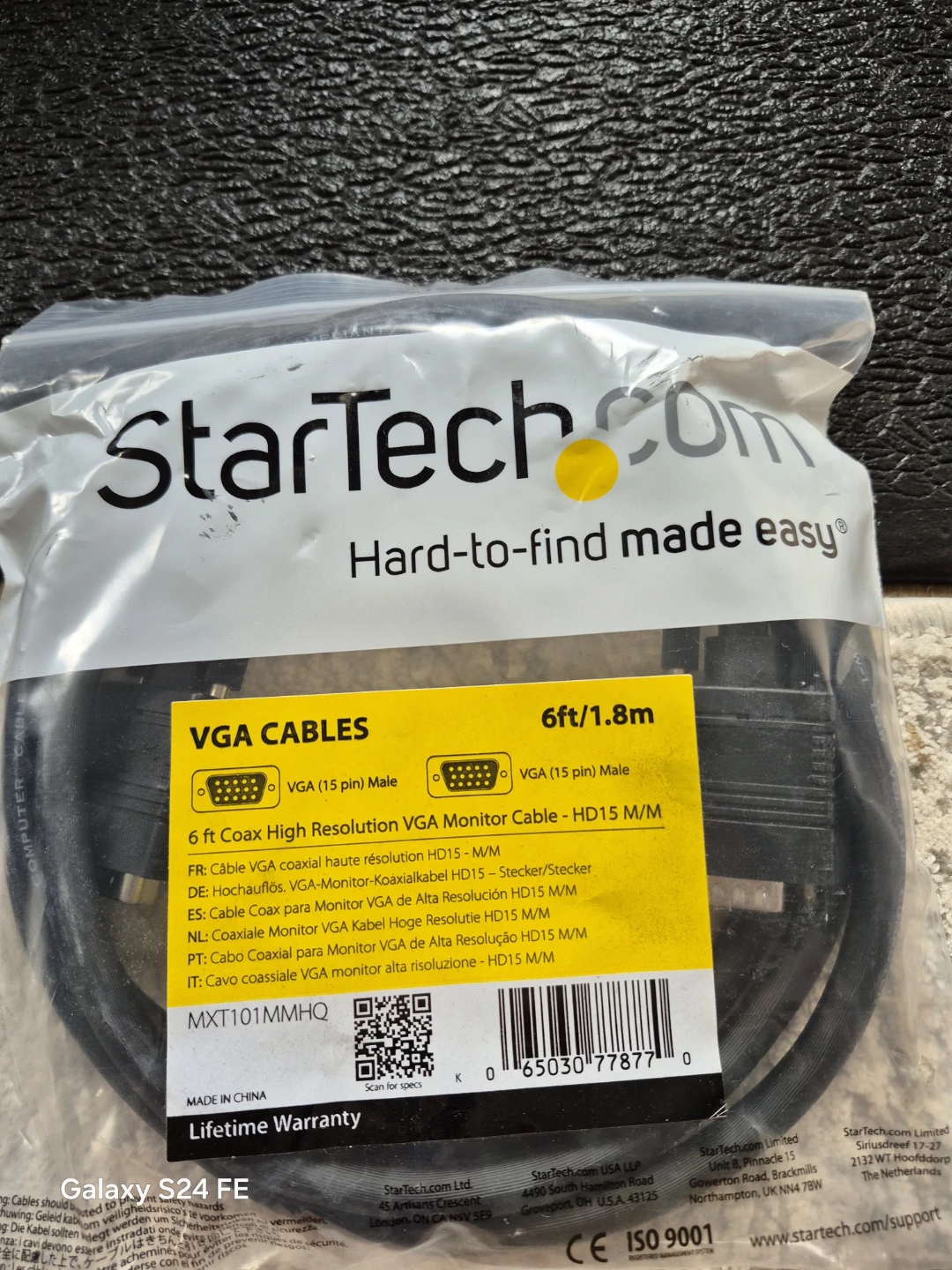 VGA Cable (HD15 M/M), dual monitor cable and adapter. - photo 3