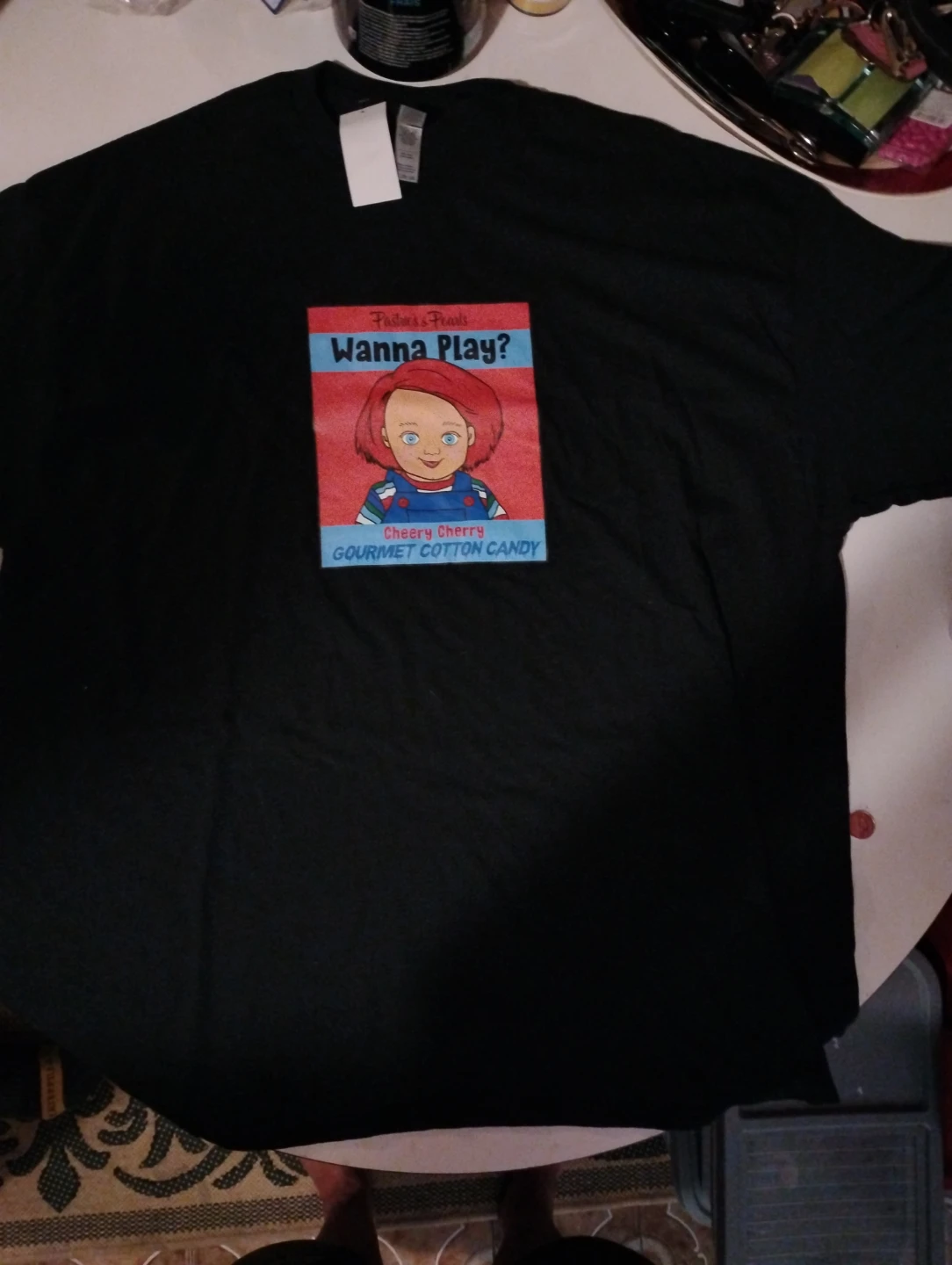 Gildan Chucky "Wanna Play?" T-Shirt