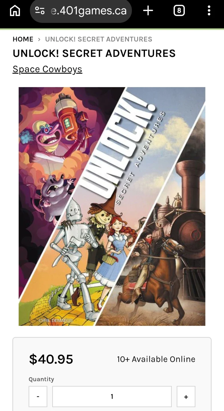 Unlock! SECRET ADVENTURES GAME