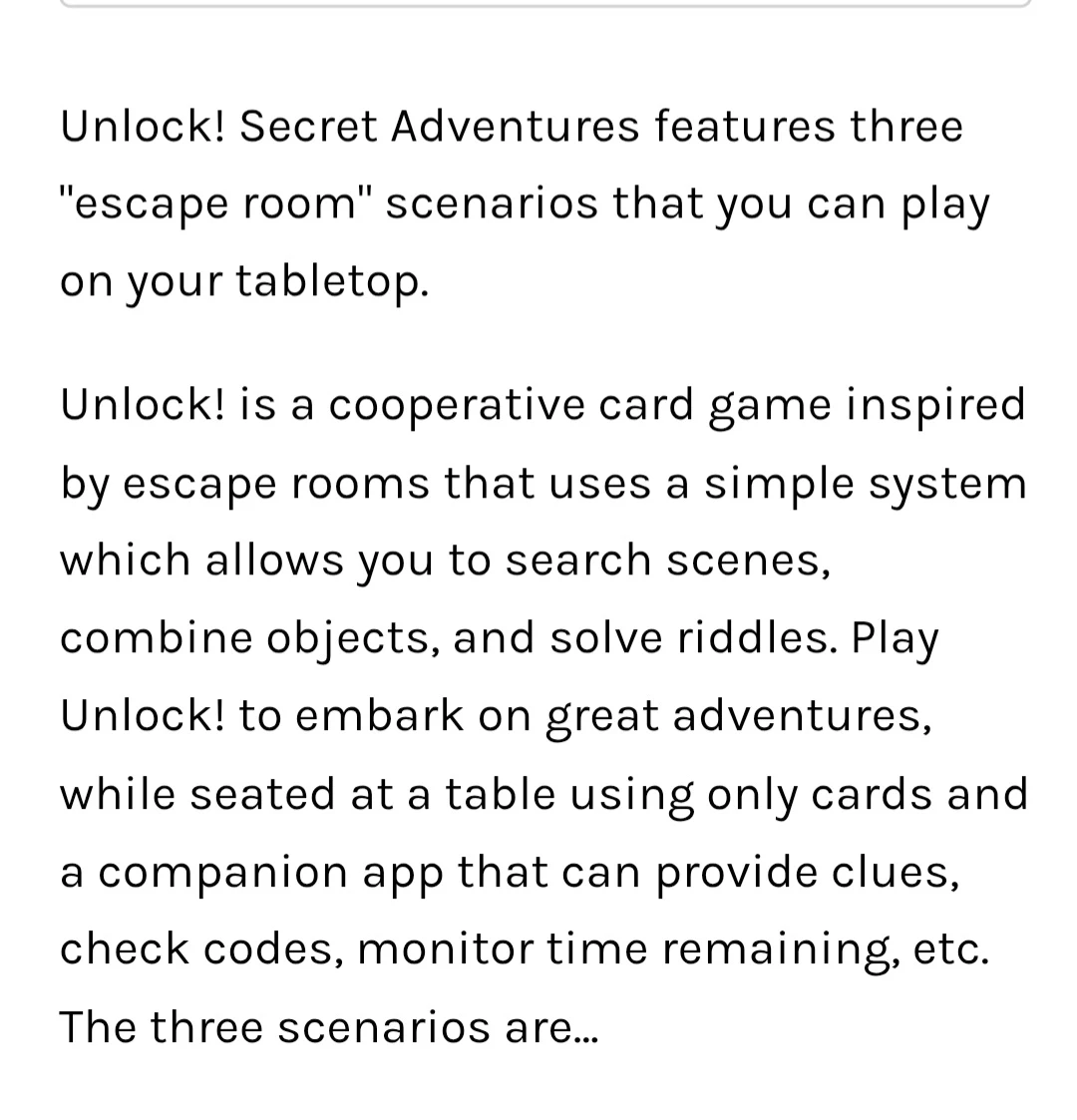 Unlock! SECRET ADVENTURES GAME - photo 2