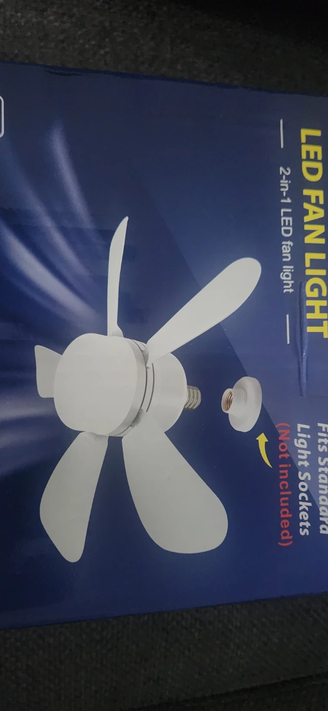 2-in-1 LED Fan Light with Remote