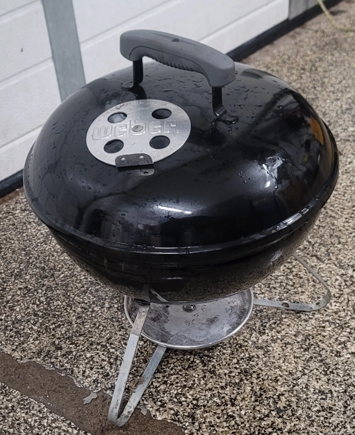 Black Weber Kettle Charcoal Grill