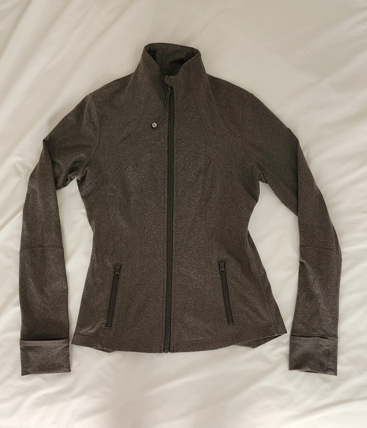 Lululemon Define Jacket Nulu Heathered Grey Size 8