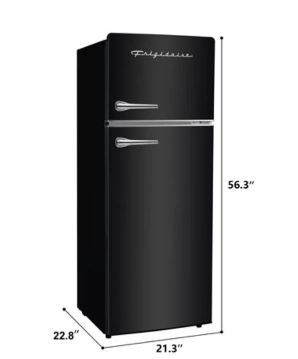 Frigidaire Retro Refrigerator - Black color
