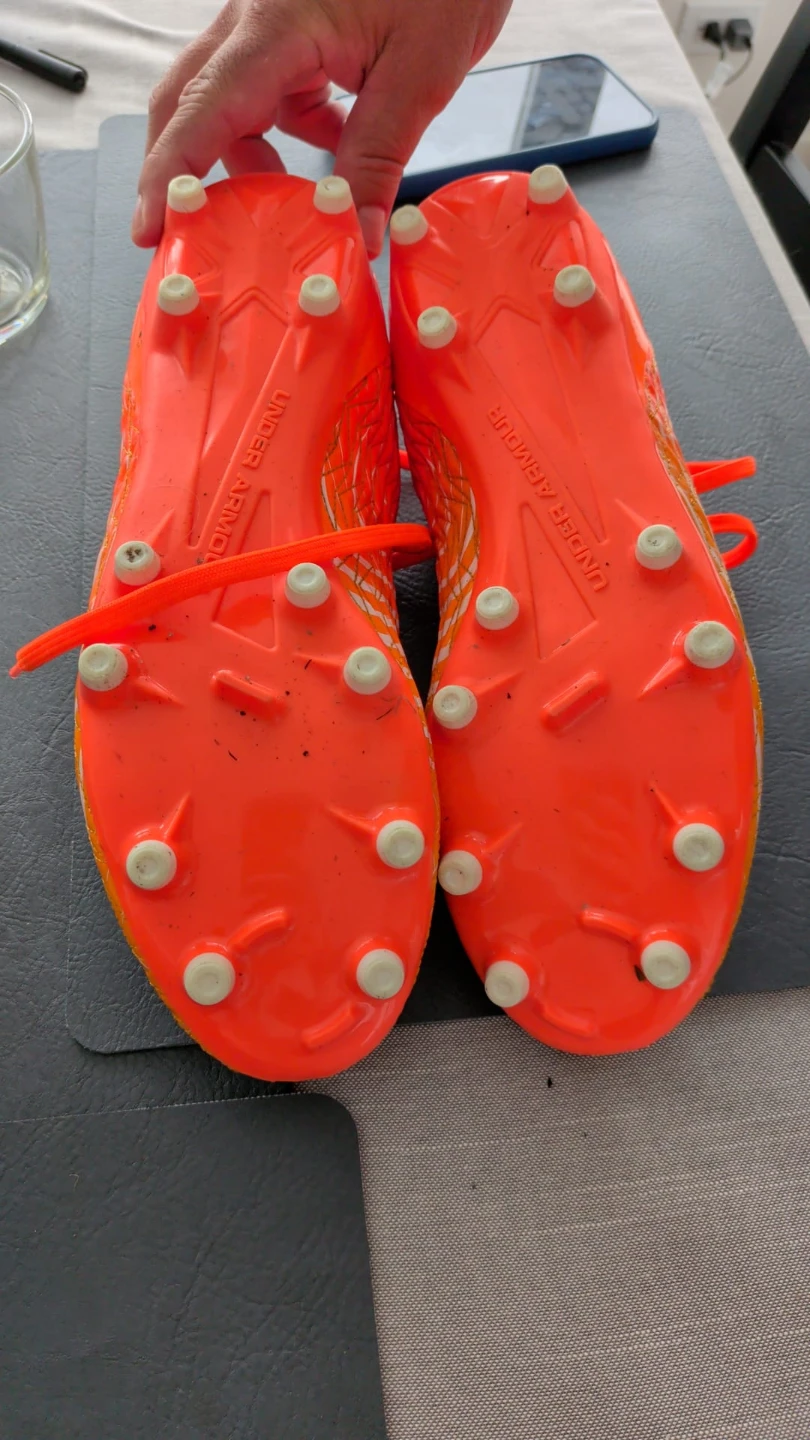 Under Armour Magnetico FG Soccer Cleats - Orange, Size 8.5 - photo 3