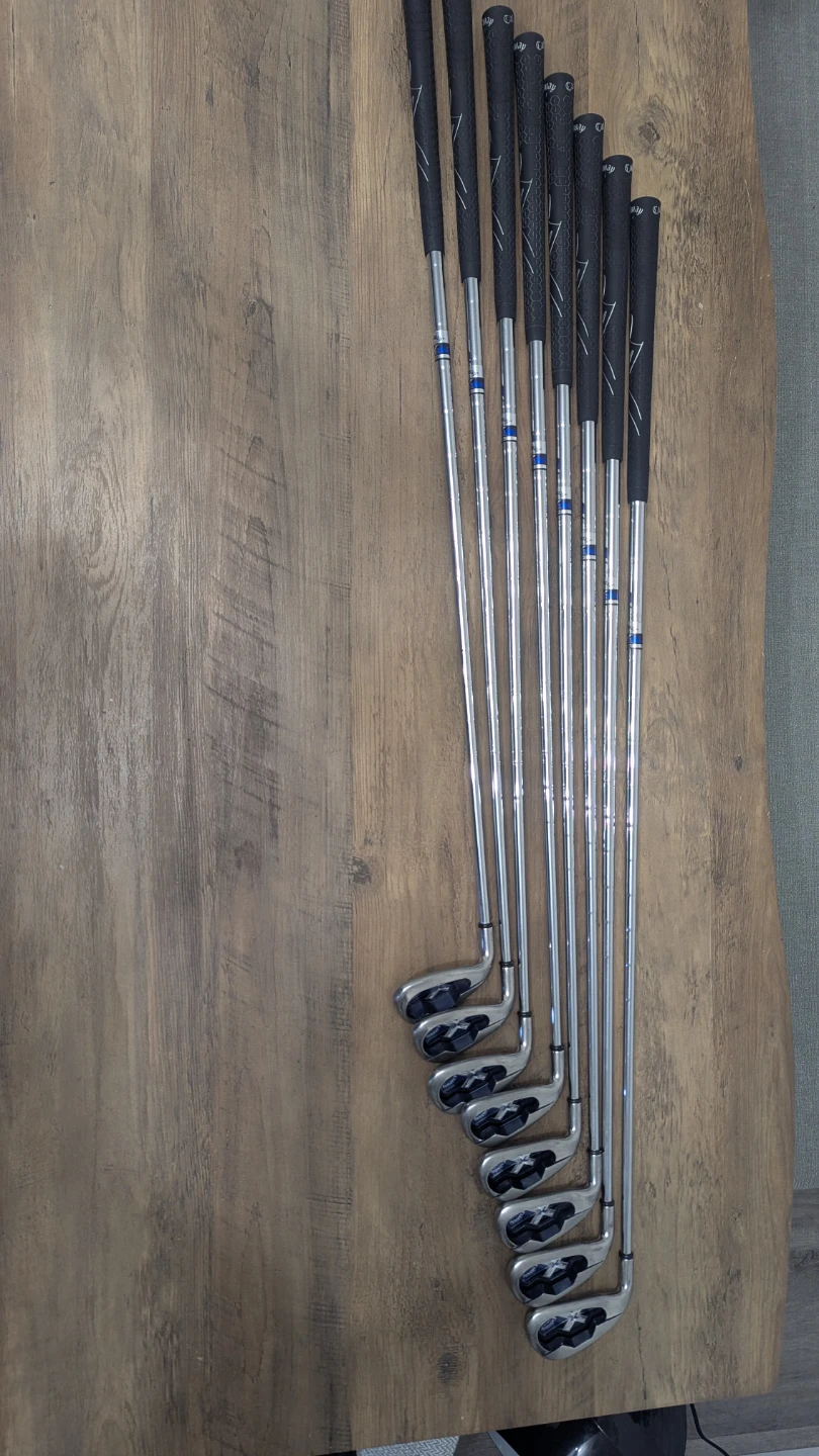 Callaway X18 irons 3-P Left Handed