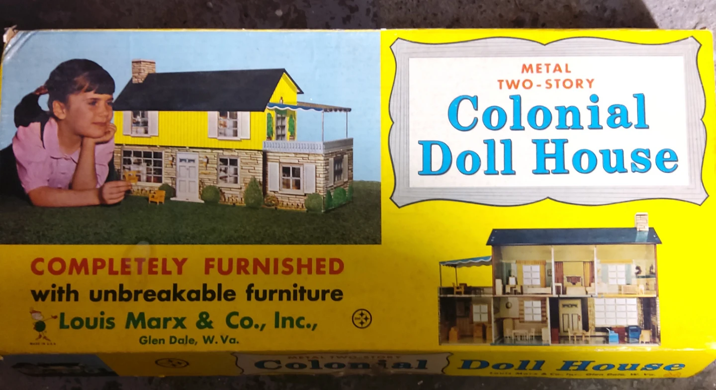 Louis Marx & Co. Colonial Doll House 1960