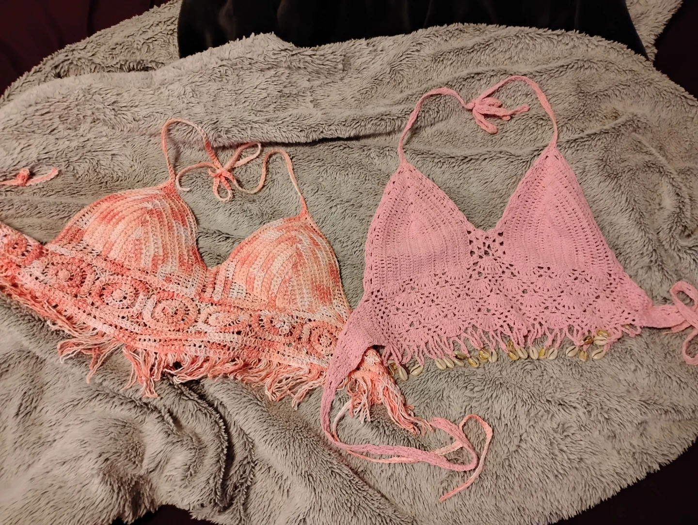 Crocheted Bikini Tops