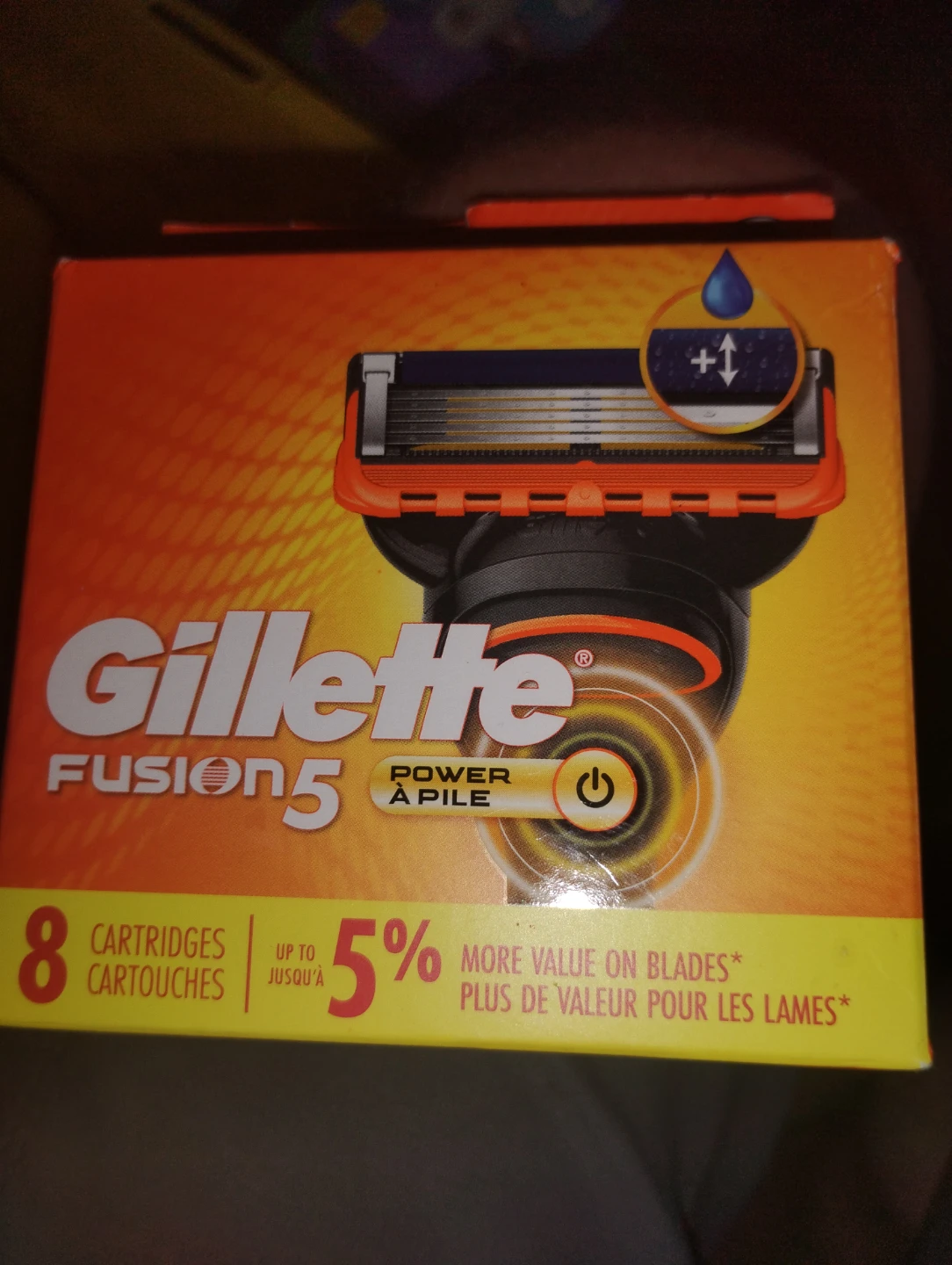 Gillette Fusion 5 Power Cartridges - 8 Pack