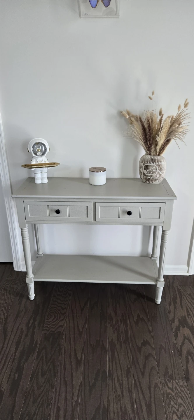 Console Table with Two Drawers