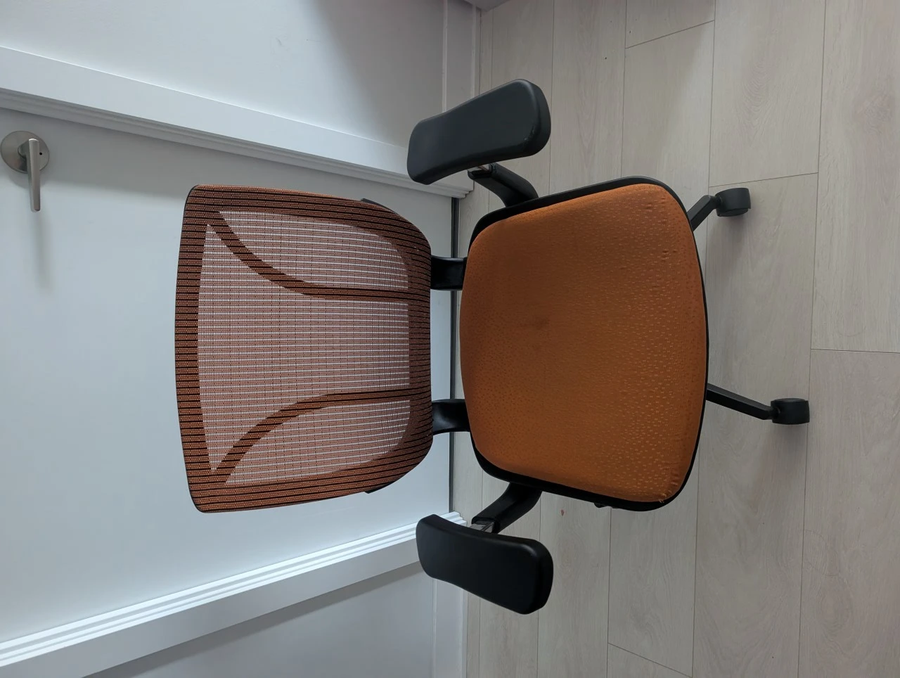 Orange Mesh Office Chair