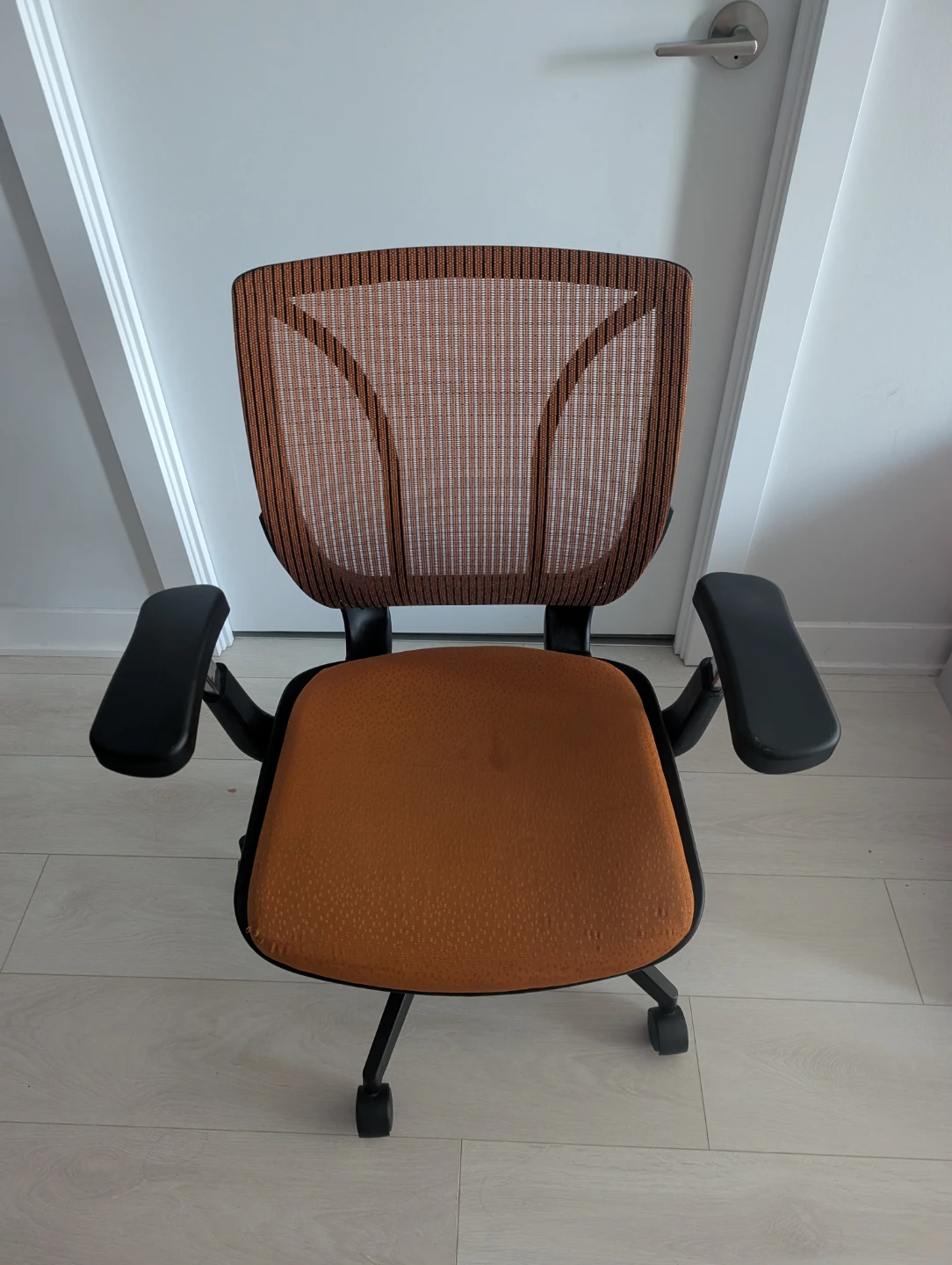 Orange Mesh Office Chair - photo 2