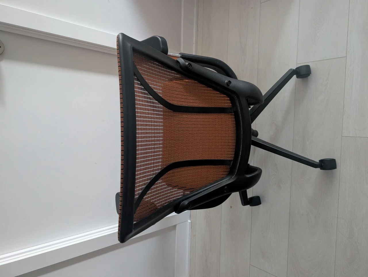 Orange Mesh Office Chair - photo 4