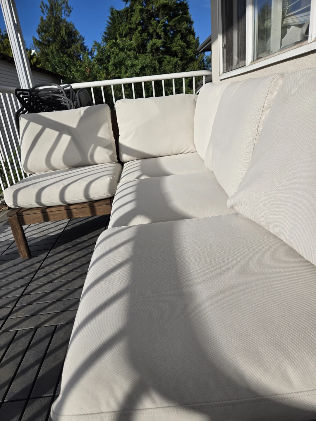 NEWLY REFINISHED Ikea applaro patio set - photo 4