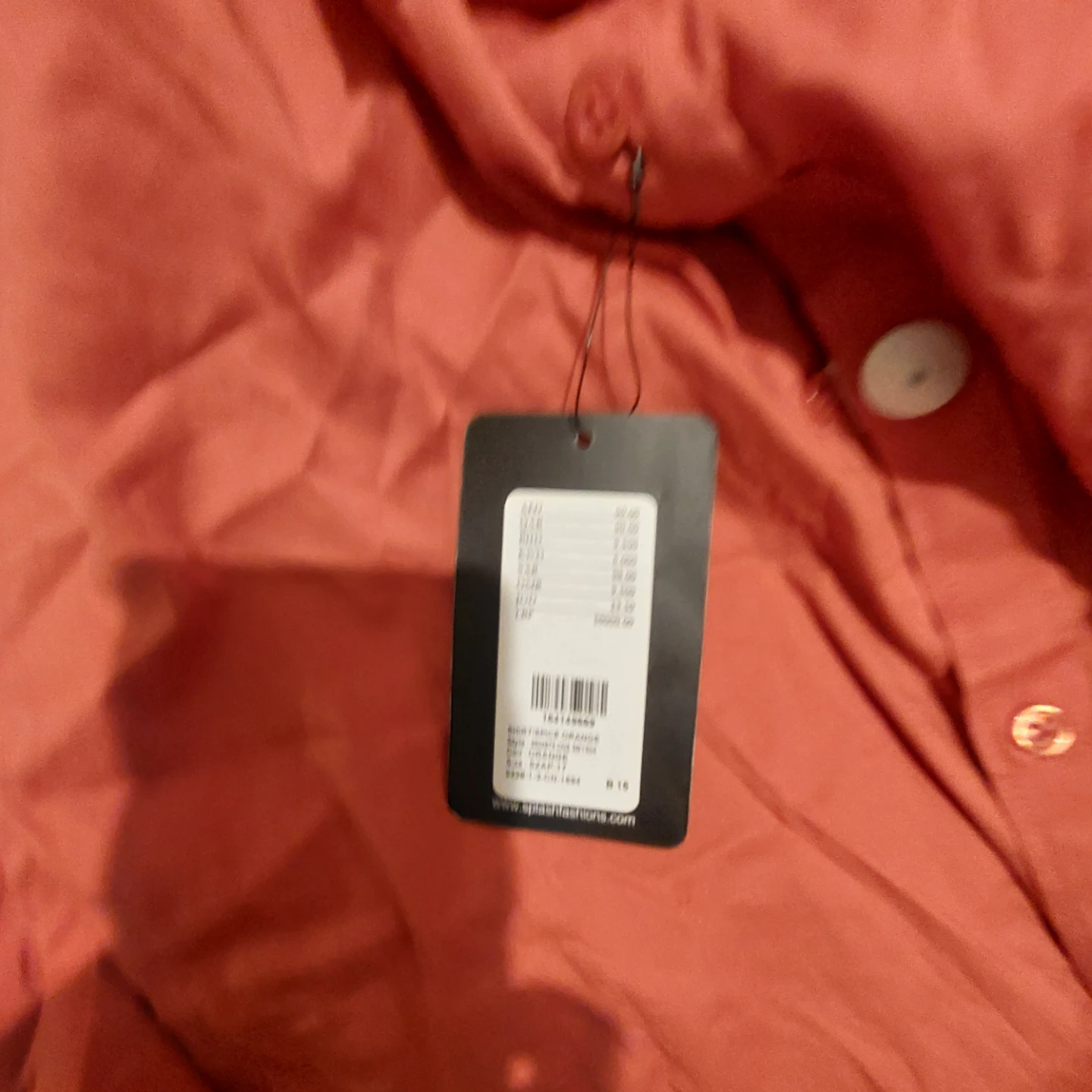 Splash Formals Men's Orange Short Sleeve Shirt - photo 4