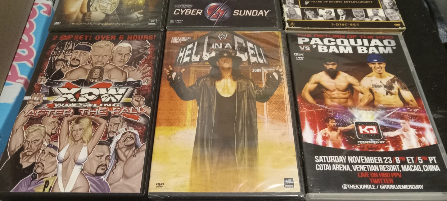 WWE DVD Bundle: Night of Champions, Cyber Sunday, History of WWE