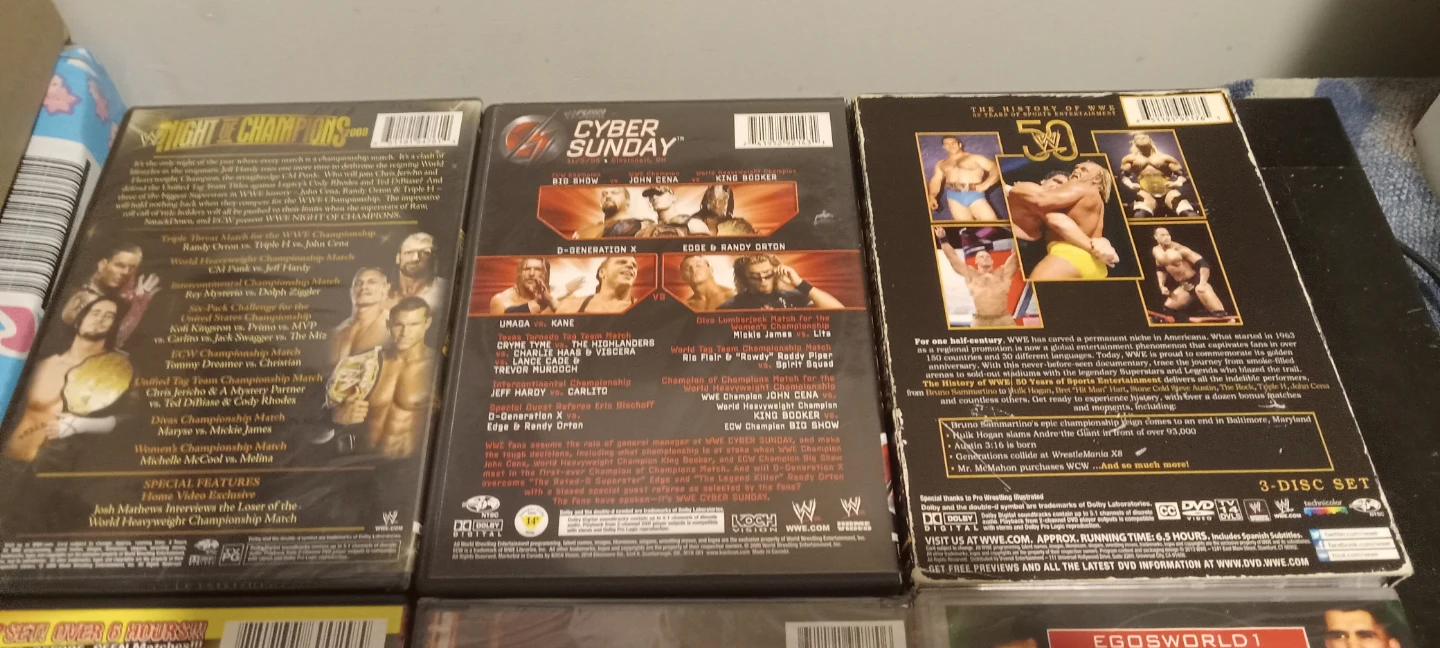 WWE DVD Bundle: Night of Champions, Cyber Sunday, History of WWE - photo 3