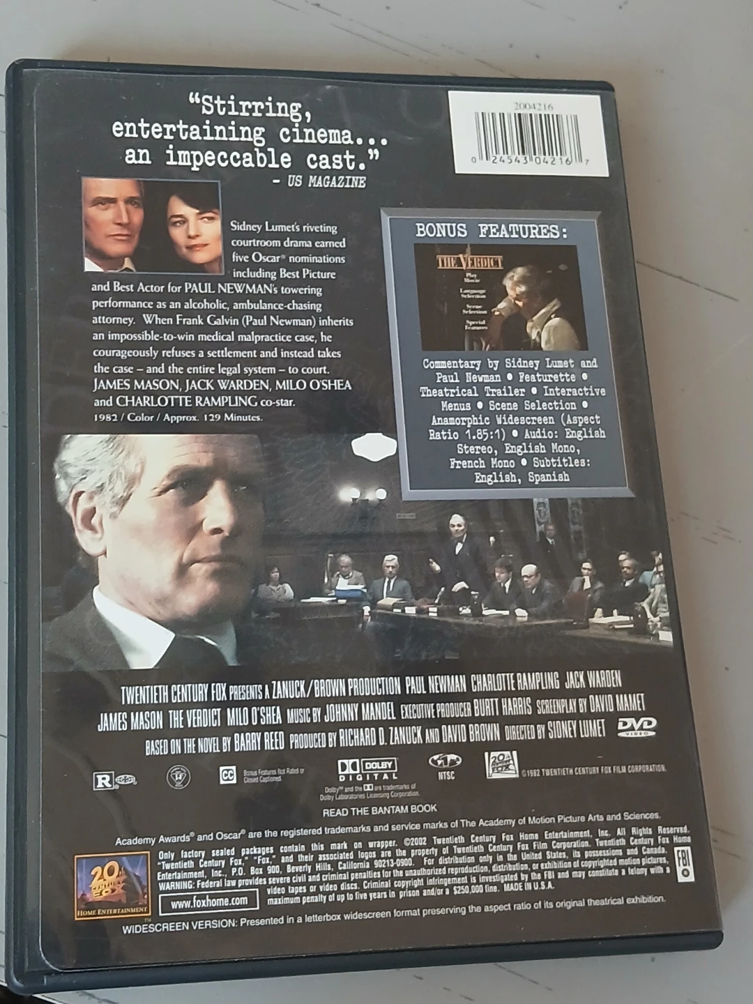 The Verdict DVD - photo 3
