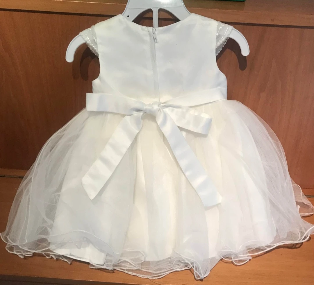 Adorable Kids White Special Occasion Dress ( 9 - 12 month ) - photo 3