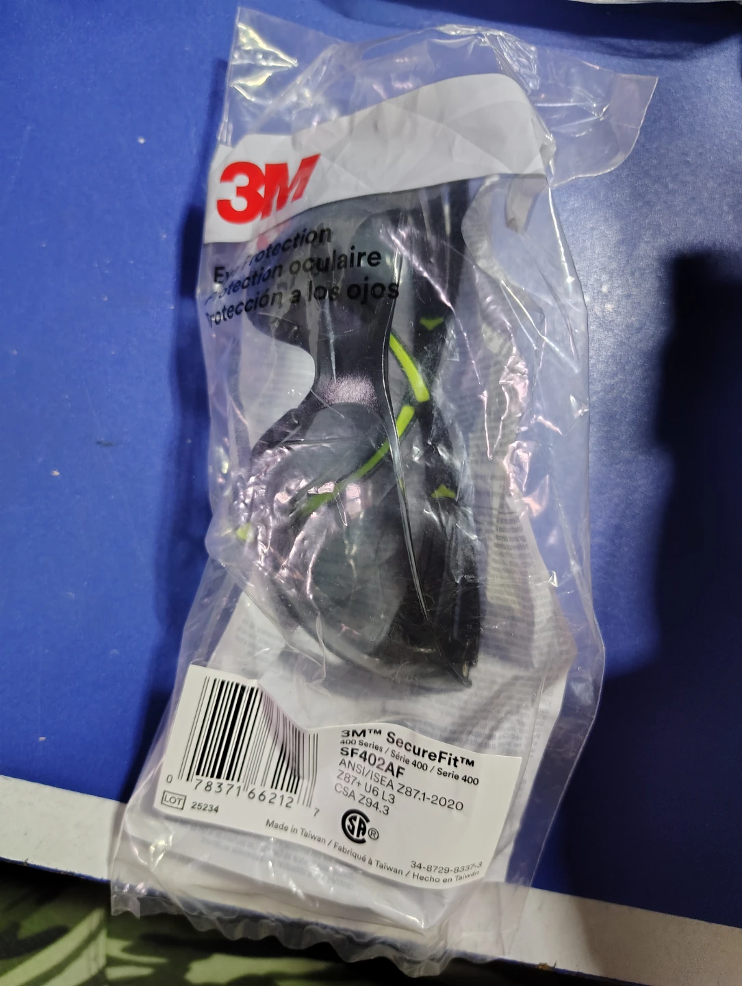 3M SecureFit Safety Glasses