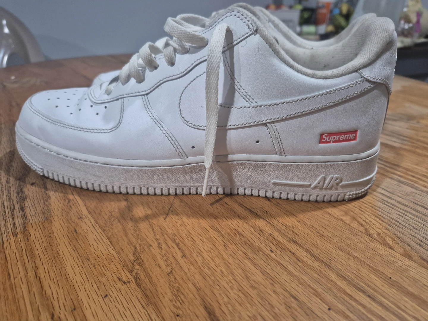 Supreme x Nike Air Force 1 Low White Men's Size 10.5