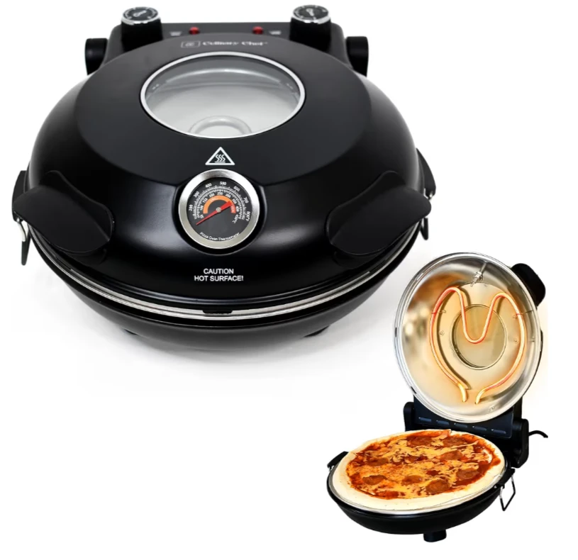 Culinary Chef Pizza Oven with Thermostat & Pizza Stone - photo 2