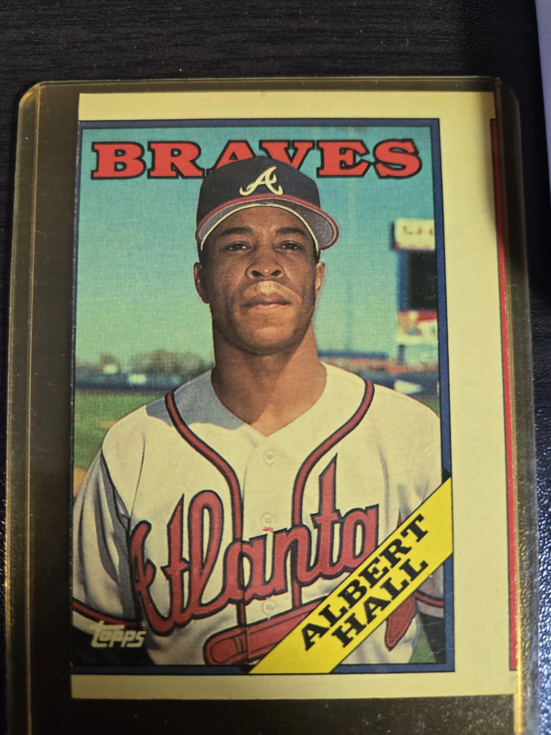 1988 Topps Albert Hall Baseball Card