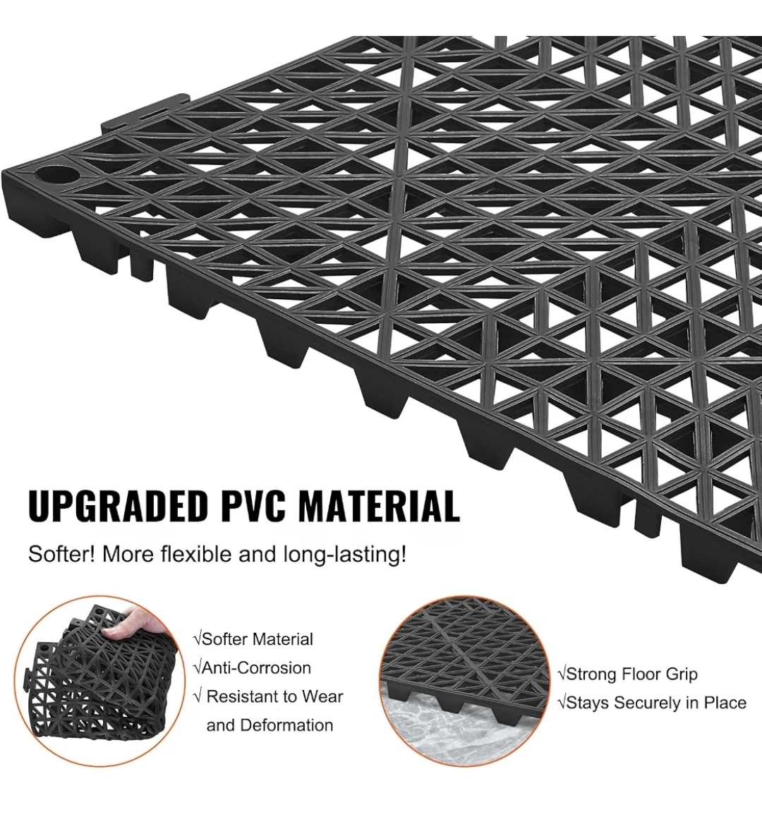 NEW- Nonslip Drainage Floor Tiles - photo 4