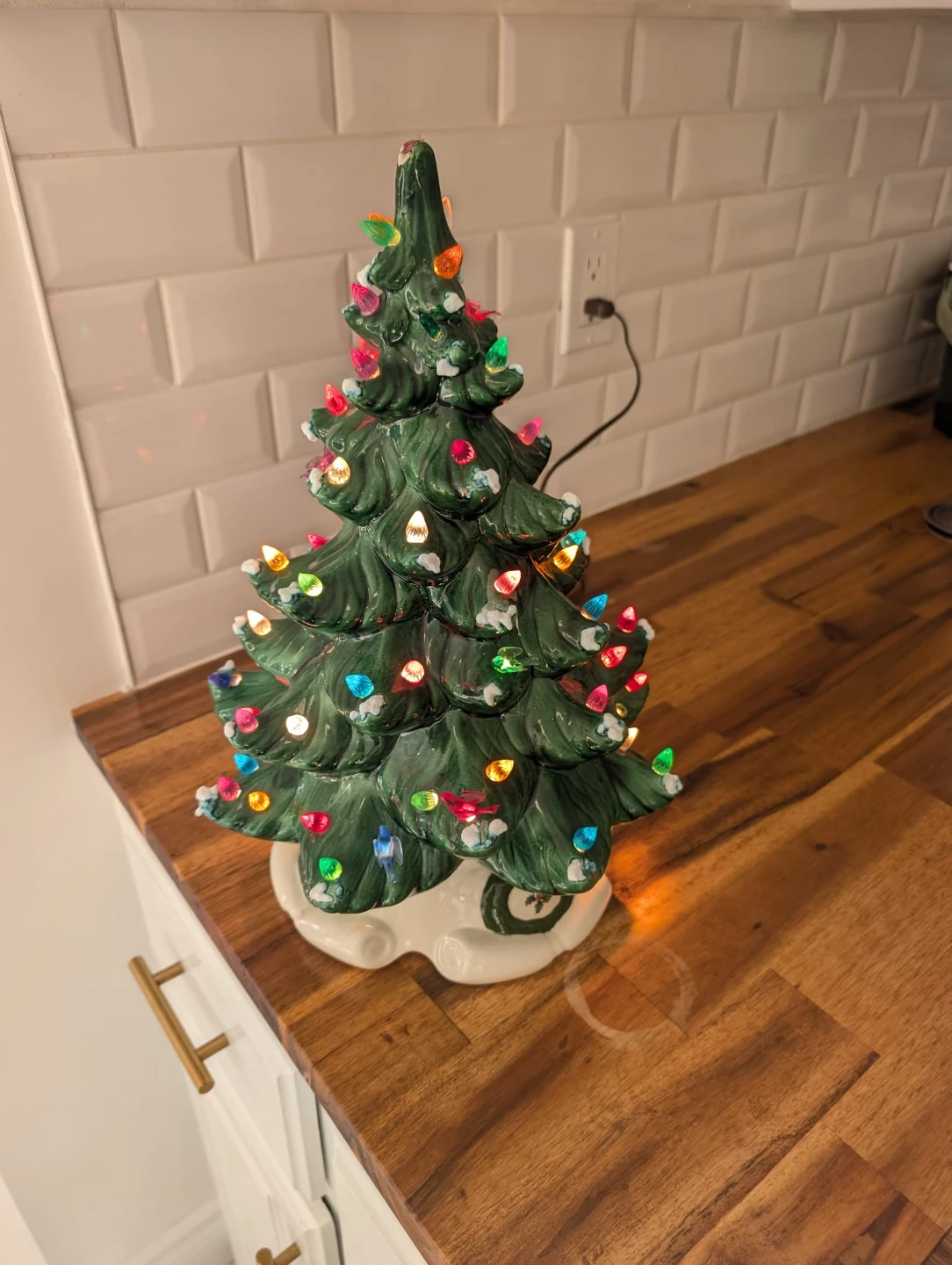 Vintage Ceramic Christmas Tree