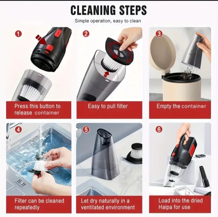 (BRAND NEW) Portable Handheld Car/Home Vacuum Cleaner - photo 5