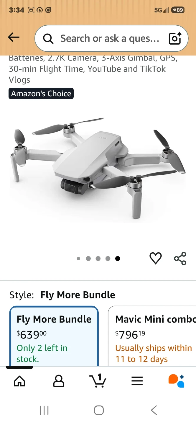 DJI Mavic Mini Fly More Bundle Drone - photo 5