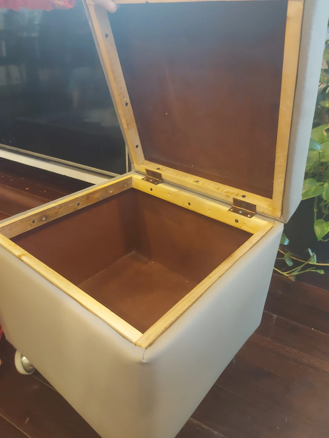 Storage Ottoman with Wheels - photo 2