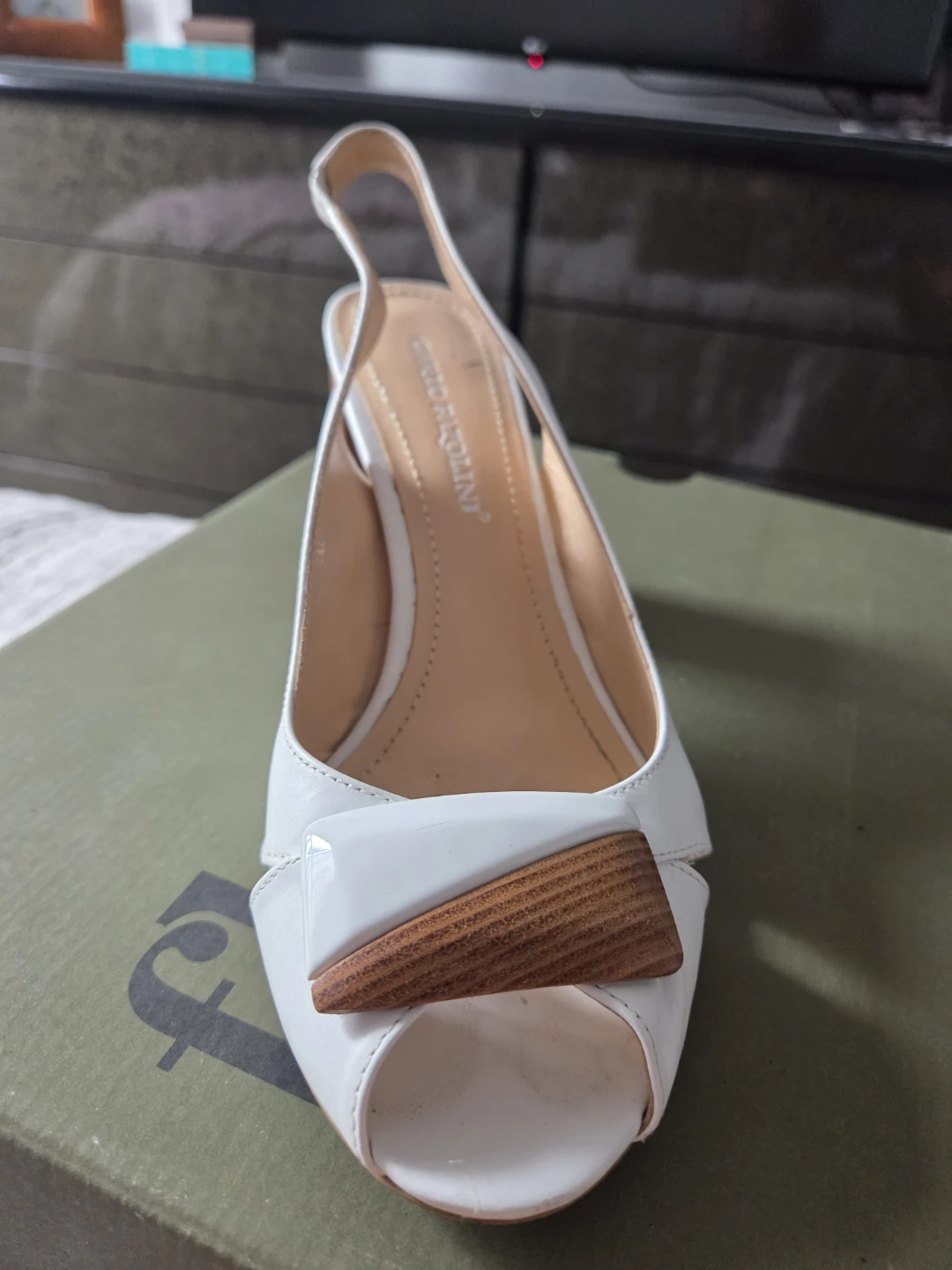 Carlo Pazolini White Slingback Heels - photo 2