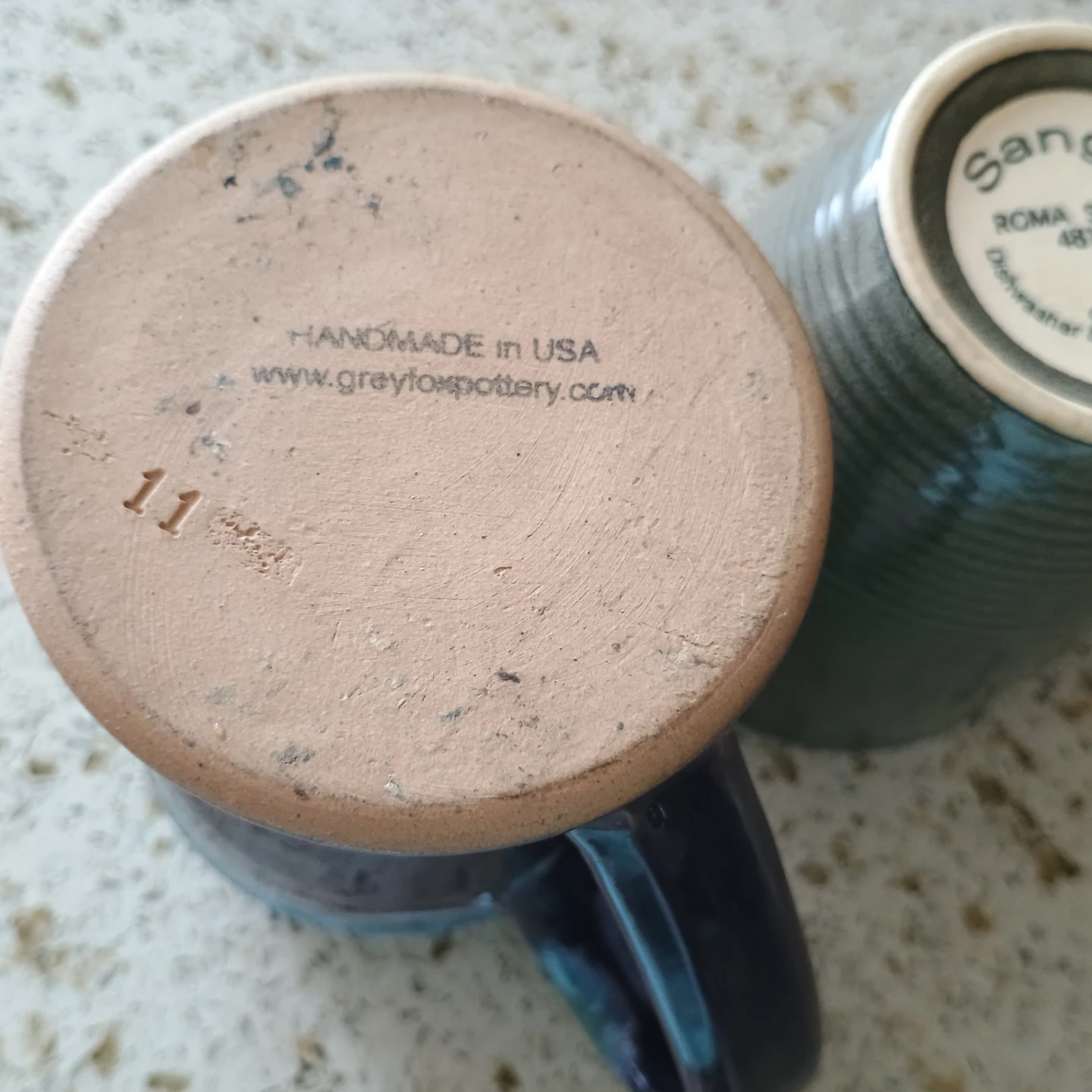 Grey Fox Pottery Handmade Mug & Sango Mug - photo 4