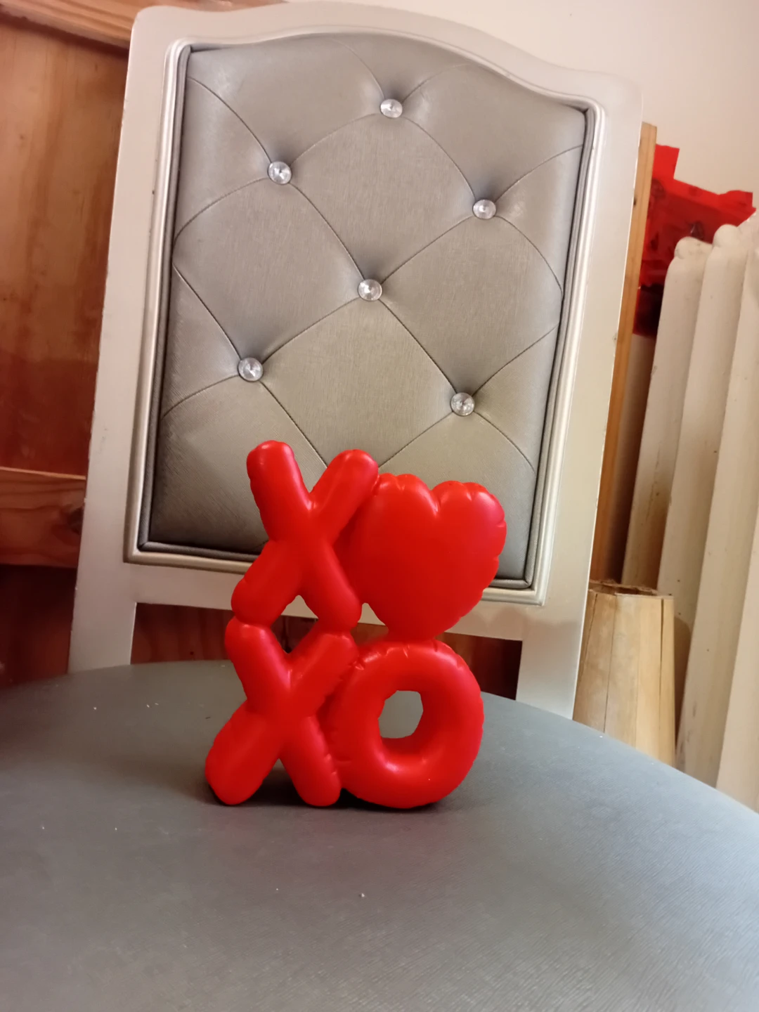 Red XO Heart Decor