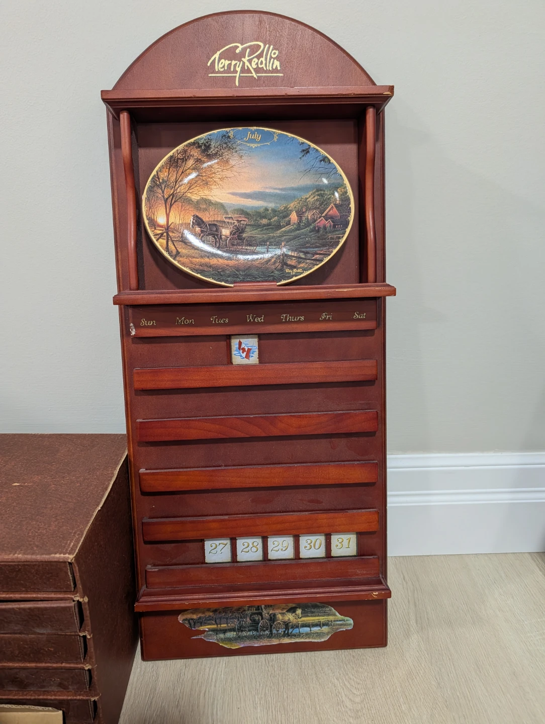 Terry Redlin Calendar Collection Plates - photo 2