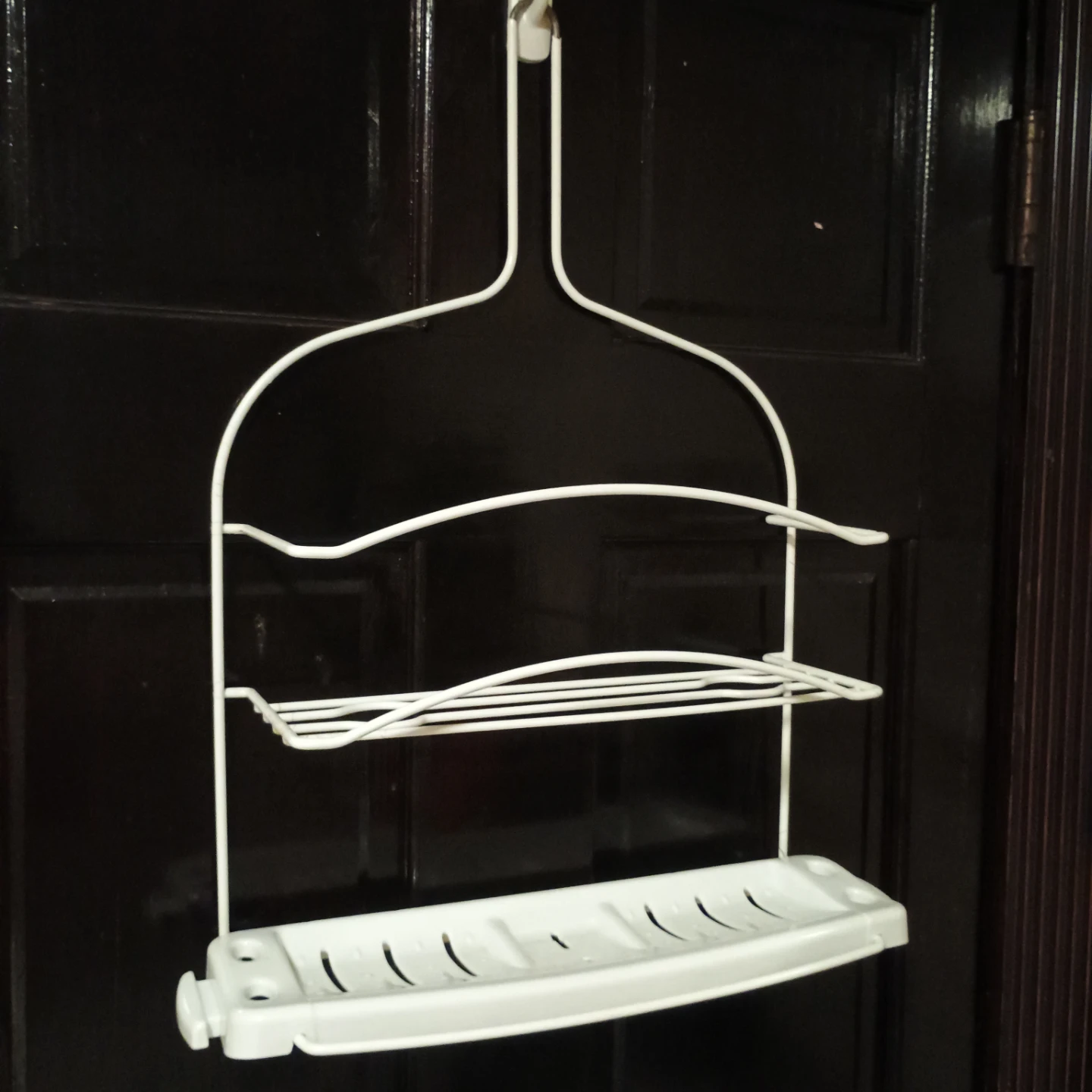 White 3-Tier Over-the-Door Shower Caddy
