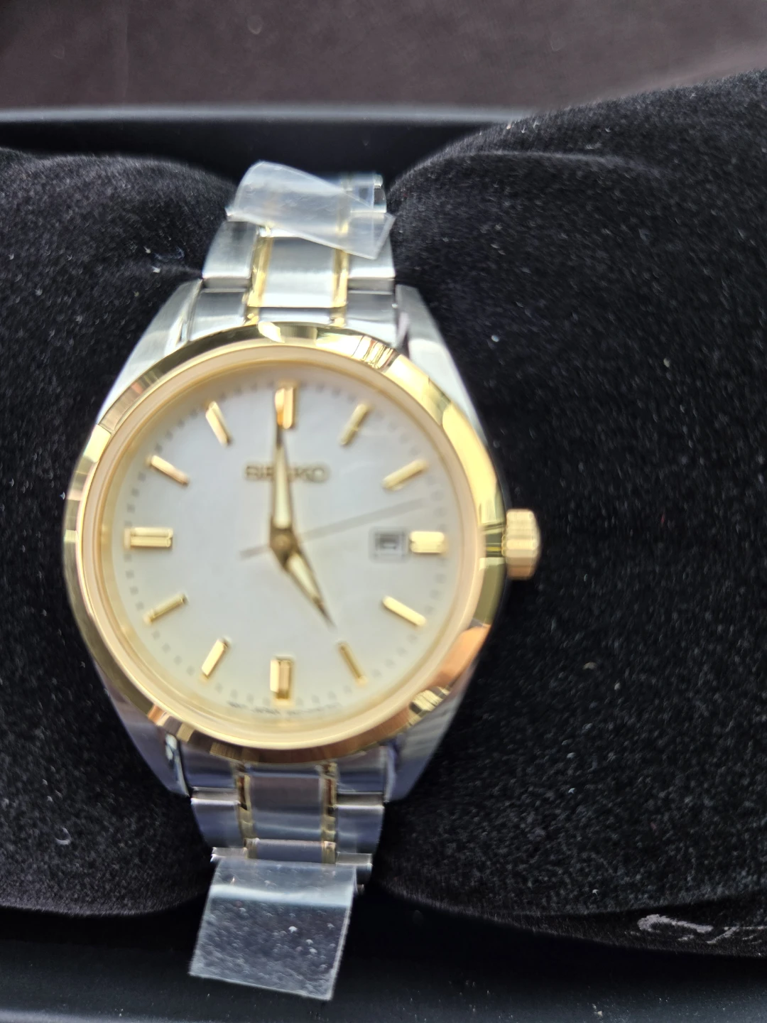 Seiko Two-Tone Stainless Steel Watch