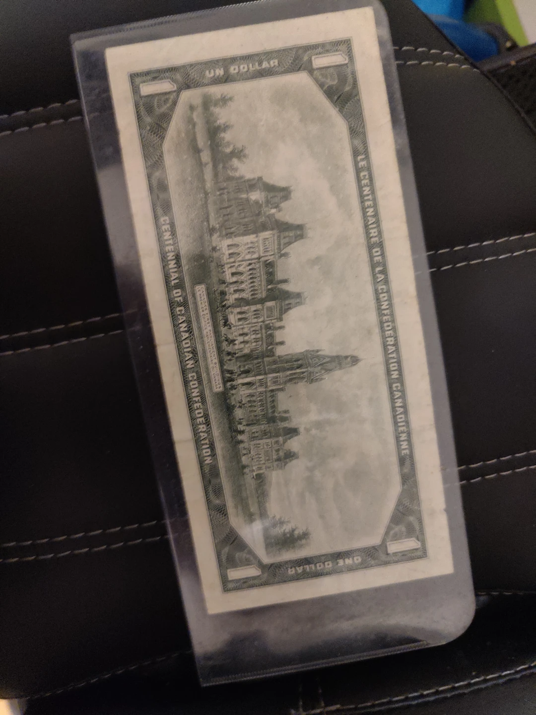Canada 1 Dollar Bill - Centennial of Canadian Confederation 1967 - photo 2